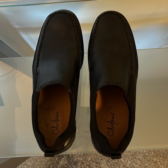 Cole Haan Black Slip-on Shoes/Loafers with Nike Air - Picture 7 of 12